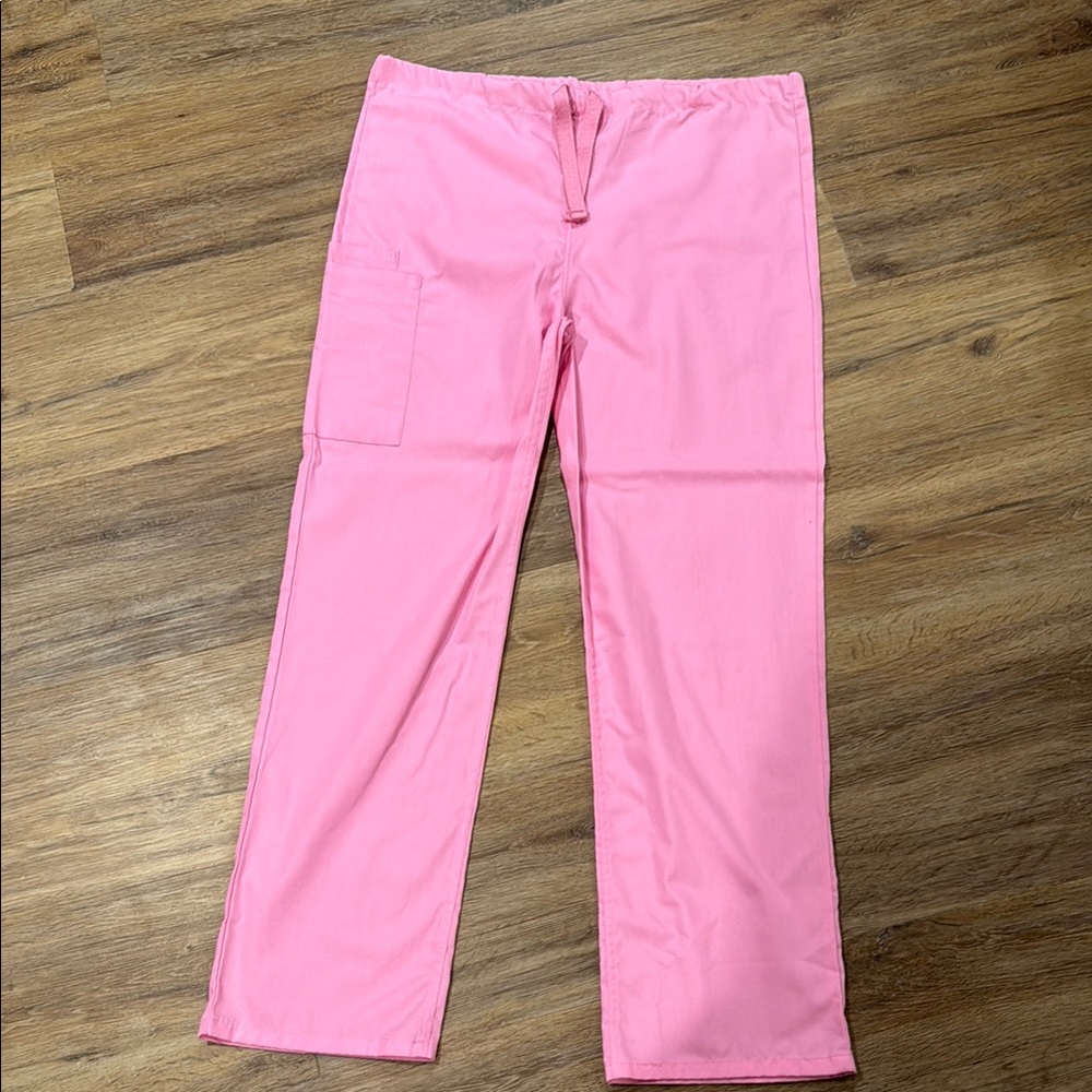 Women’s Pink Drawstring Scrub Pants